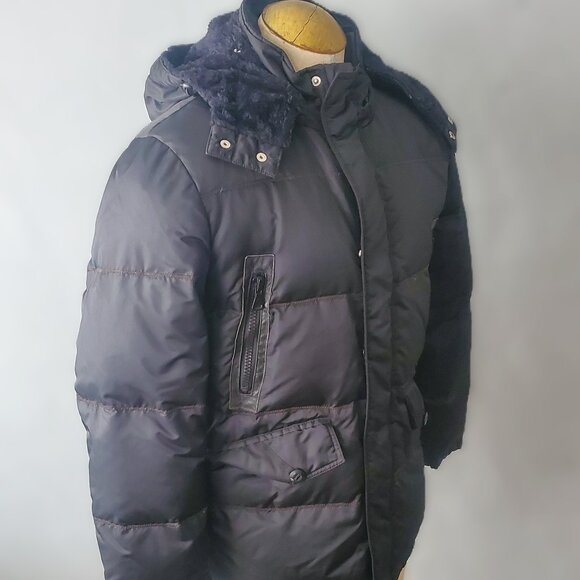 Meters/bonwe City Meters Arctic Parka/ Hooded Nylon Puffer/ Size L - Picture 4 of 11